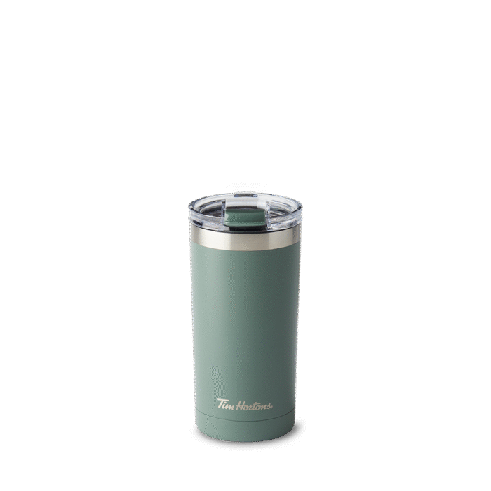 16oz Stainless Steel Travel Mug - Forest Green - Image 1
