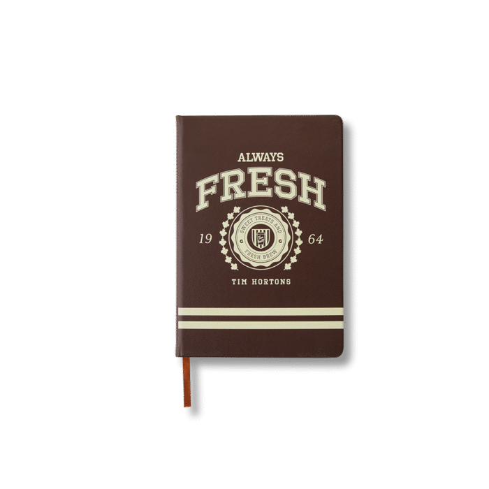 Vegan Leather Journal - Brown - Image 1