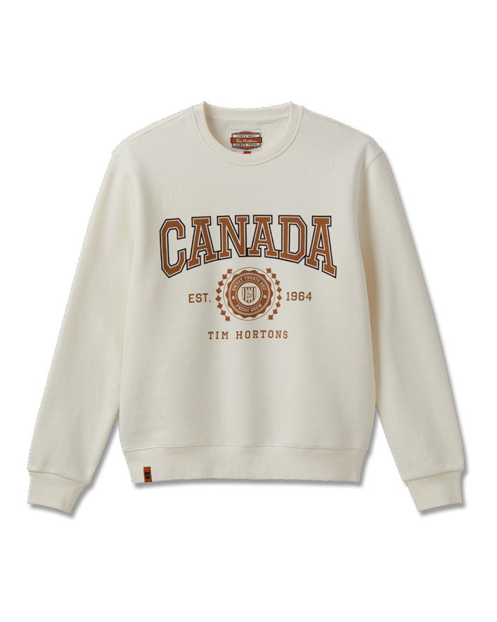 Tims Canada Unisex Crewneck - Cream - Image 4
