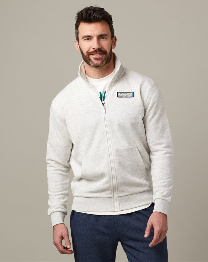 Canada Full Zip - Cloud Marl - Image 1