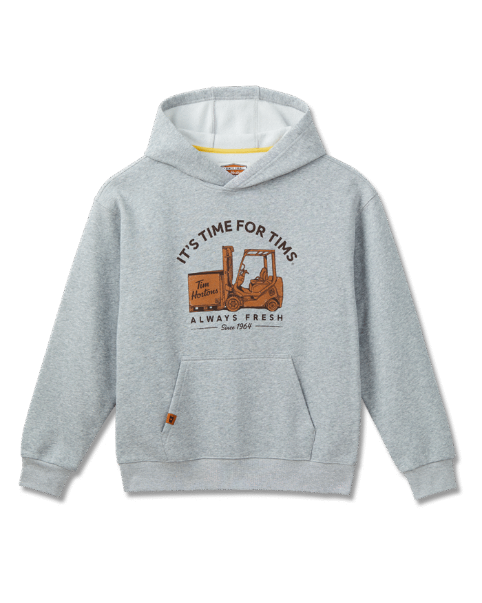 Tims Unisex Hoodie - Grey Marl - Image 5