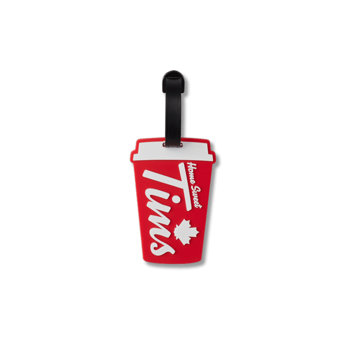 Tims Red Hot Cup Luggage Tag - Image 1